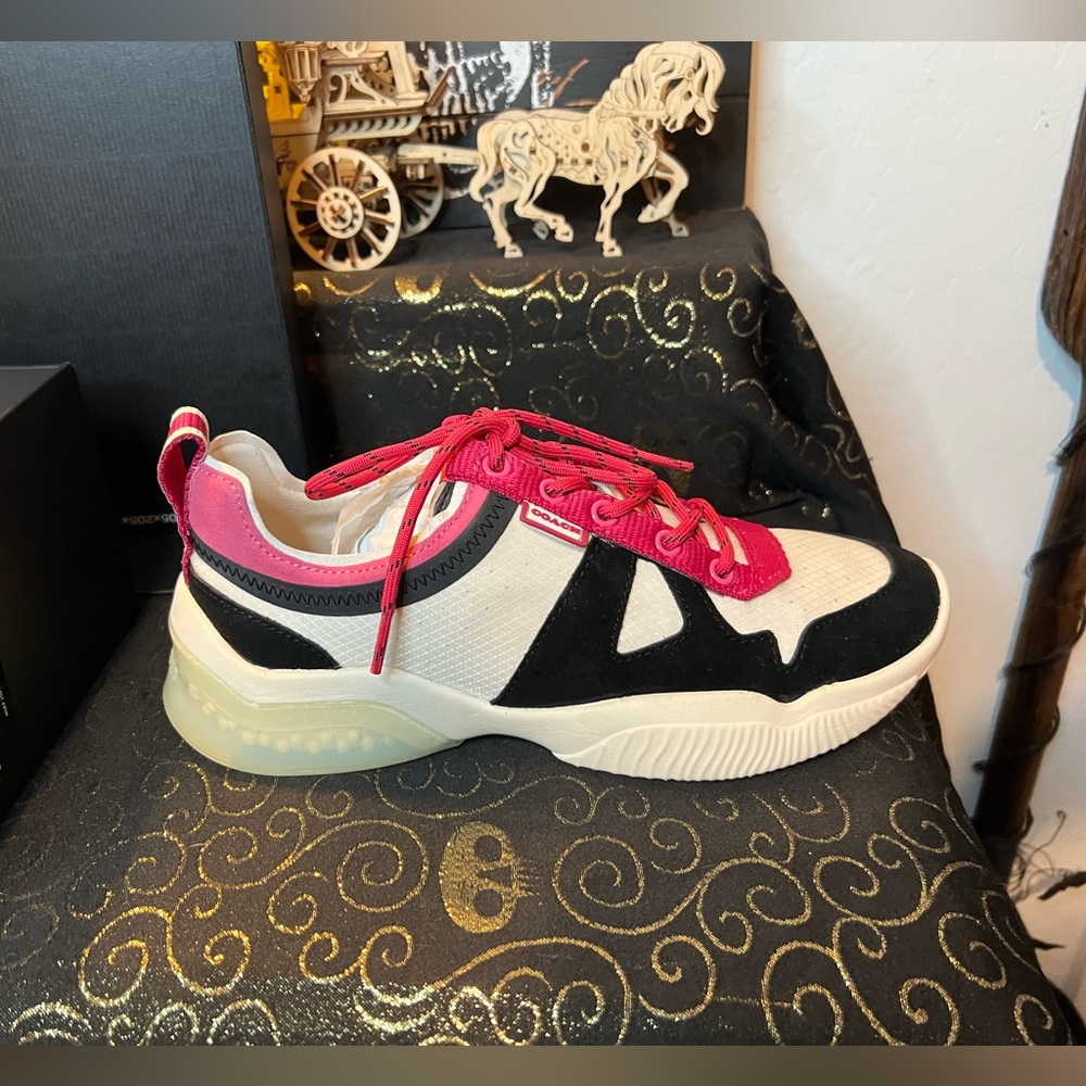 Coach Citysole Runner Women's Sneakers - Pink, Black, and White 6.5 NIB